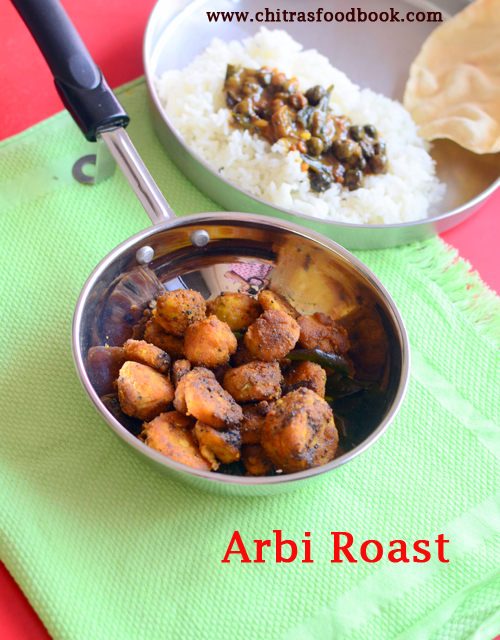  Arbi Roast – Seppankizhangu / Cheppankizhangu Roast Recipe 