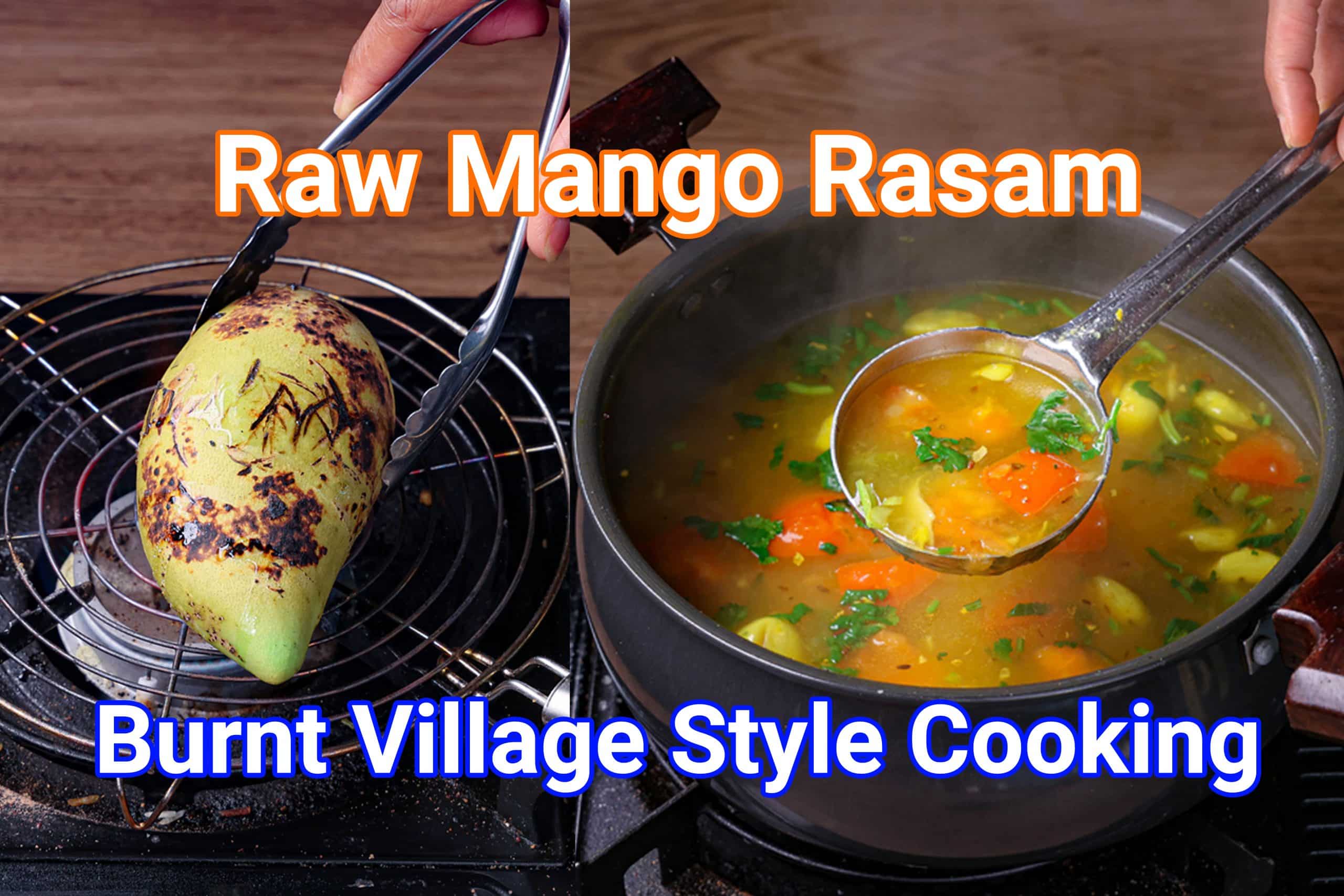 Raw Mango Rasam Recipe – Village Burnt Style