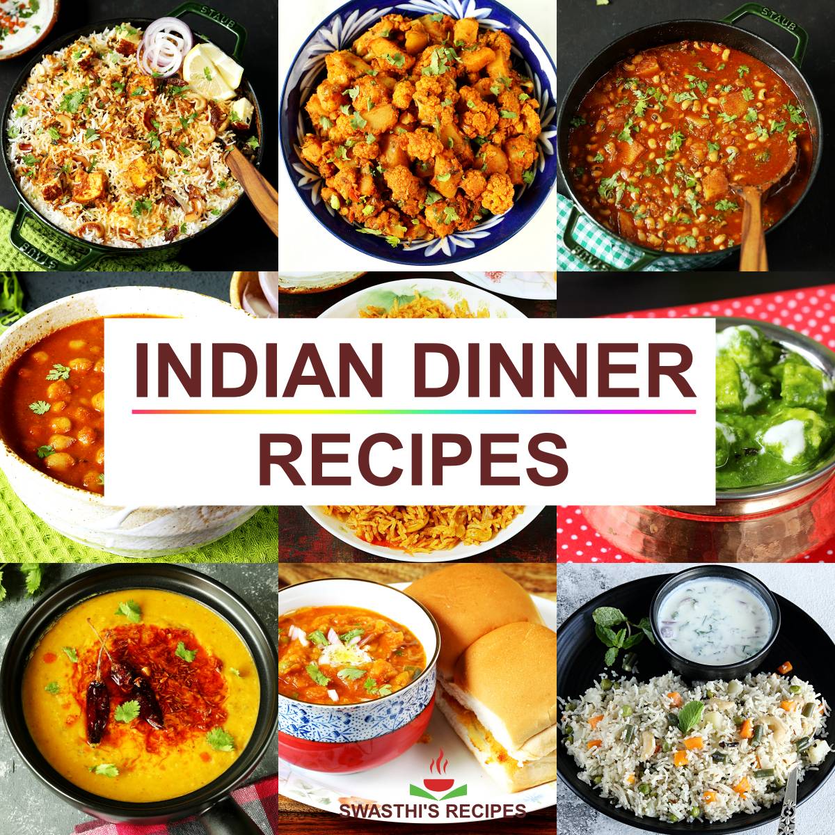 100+ Indian Dinner Recipes & Ideas