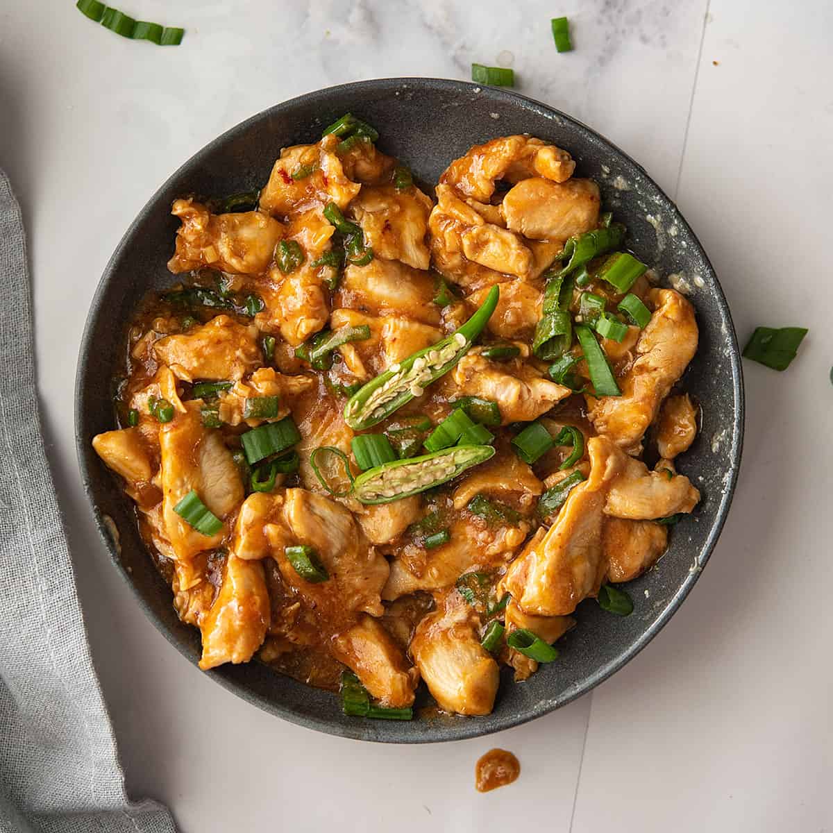 Hot and spicy Chinese chicken