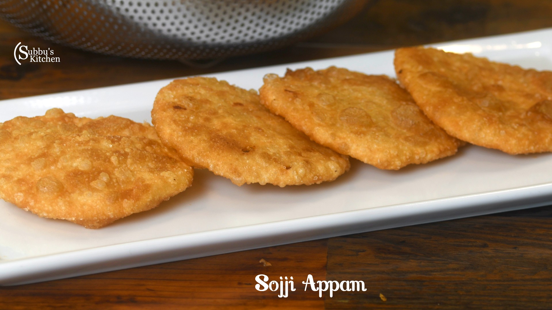 Sojji Appam Recipe | Sweet Poori Recipe