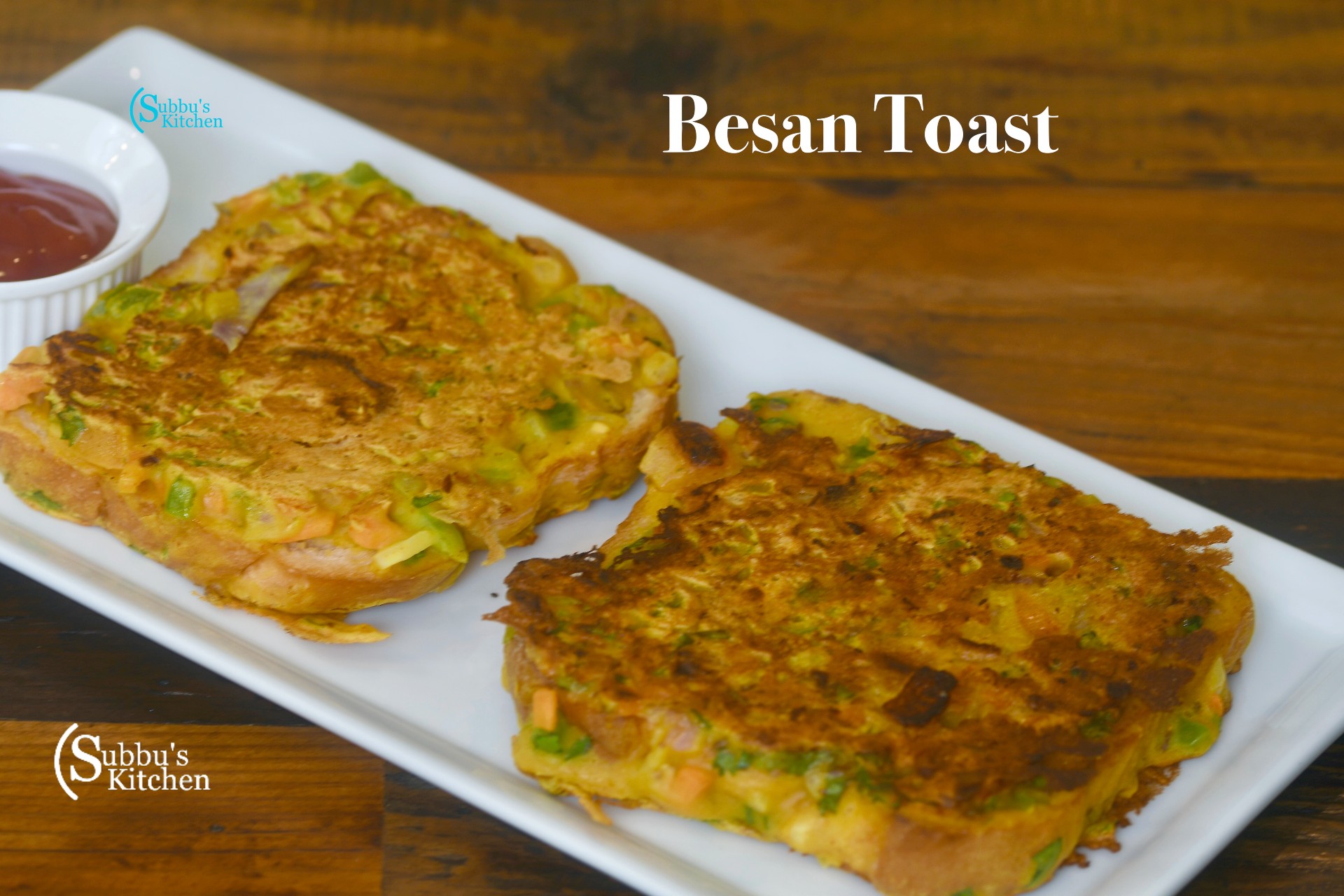 Bread Besan Toast | Besan Toast Recipe