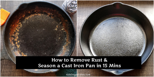 How to clean cast iron kadai after cooking / How I clean my cast iron  utensils after cooking 