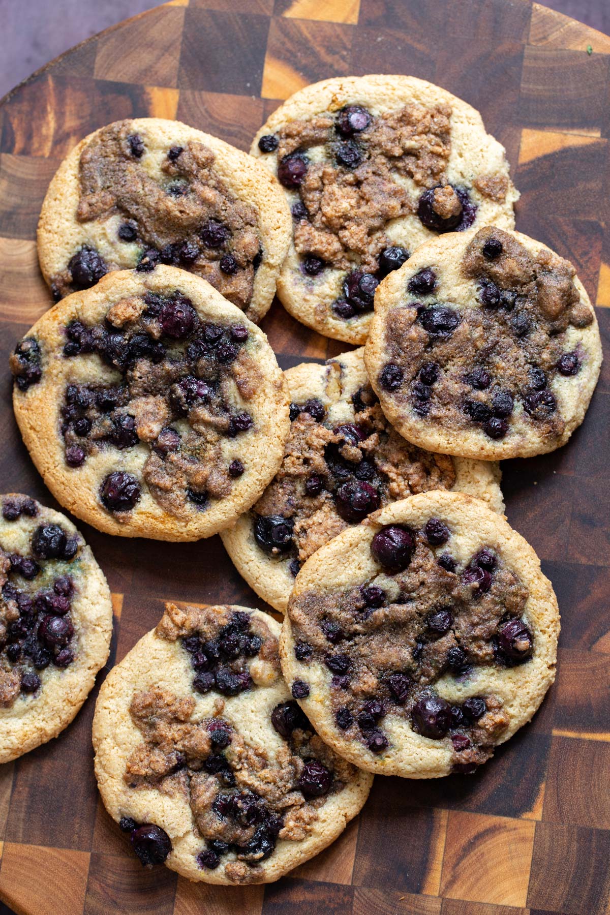 Blueberry Muffin Cookies Glutenfree Vegan