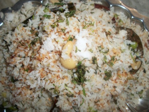 Coconut Milk Rice / Coconut Rice – Keralan Style 