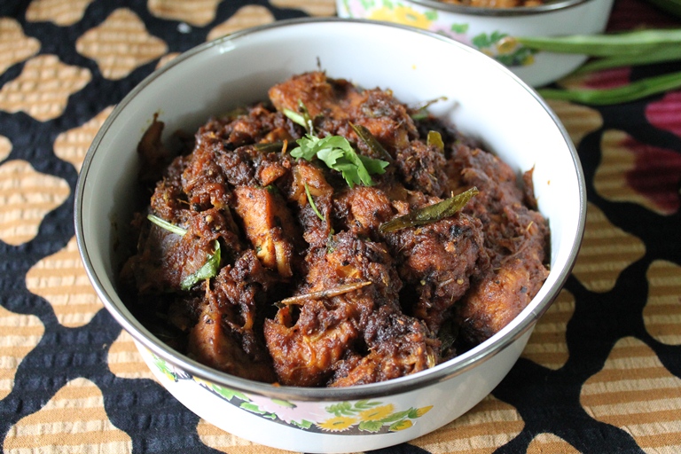 Dry Pepper Chicken – Indian Style 